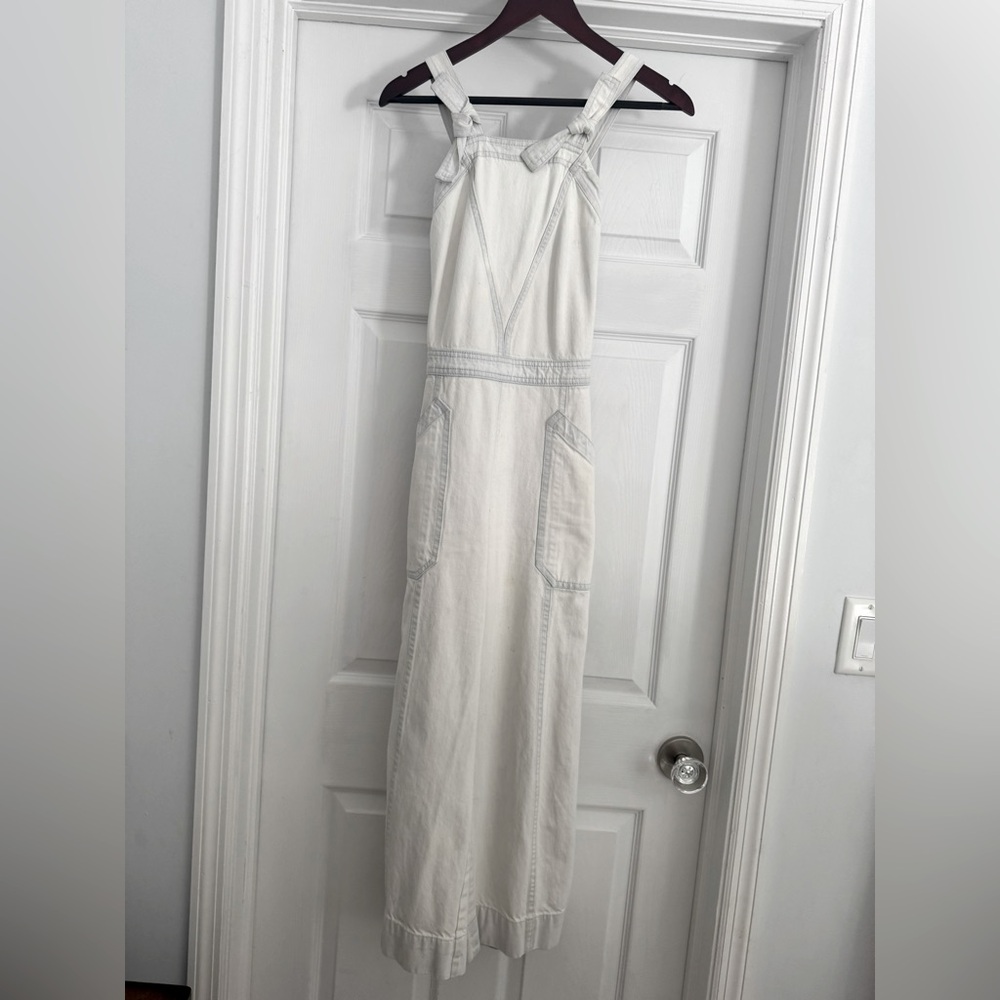 Rebecca Taylor Sz 6 white washed Denim jumper